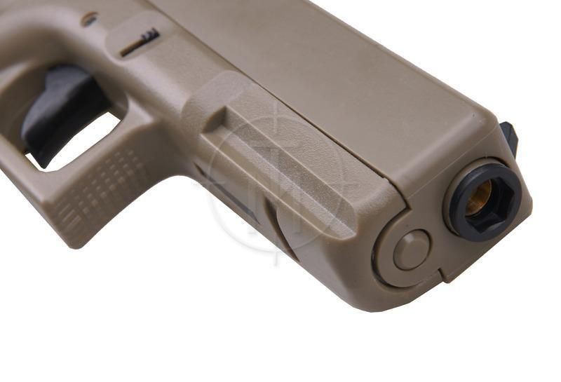 Електропістолет GLOCK 18C CM.030 (без АКБ) - TAN (для страйкболу) CM030TAN фото