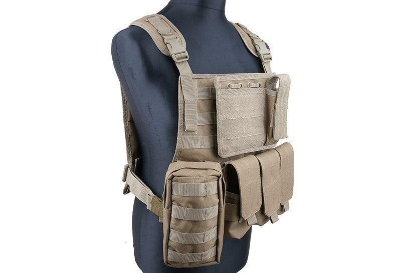 Жилет тактический (разгрузочный) типа MBSS Plate Carrier - coyote [GFC Tactical] (для страйкболу) GFT-18-000363 фото