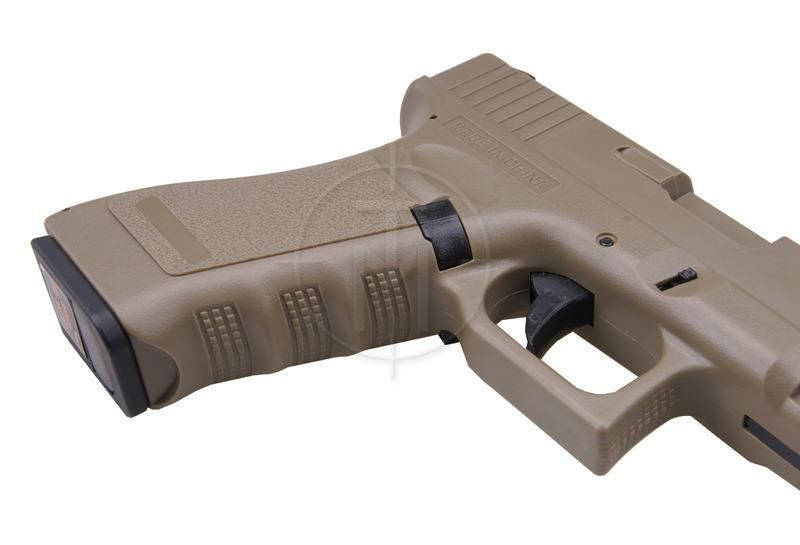Електропістолет GLOCK 18C CM.030 (без АКБ) - TAN (для страйкболу) CM030TAN фото