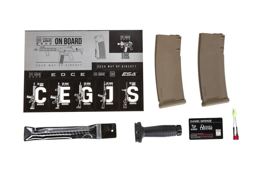 Штурмова гвинтівка Daniel Defense&reg; MK18 SA-E19 EDGE&trade; HAL ETU &mdash; Chaos Bronze [Specna Arms] SPE-01-041344 фото