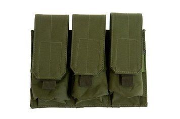 Потрійний подсумок для магазинів типу M4/M16 - olive [GFC Tactical] (для страйкболу) GFT-19-000571 фото
