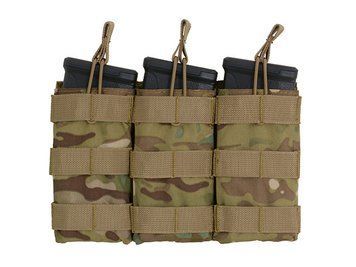 Тройной открытый подсумок для магазинов 5.56 - Multicam [8FIELDS] M51613021-CP фото