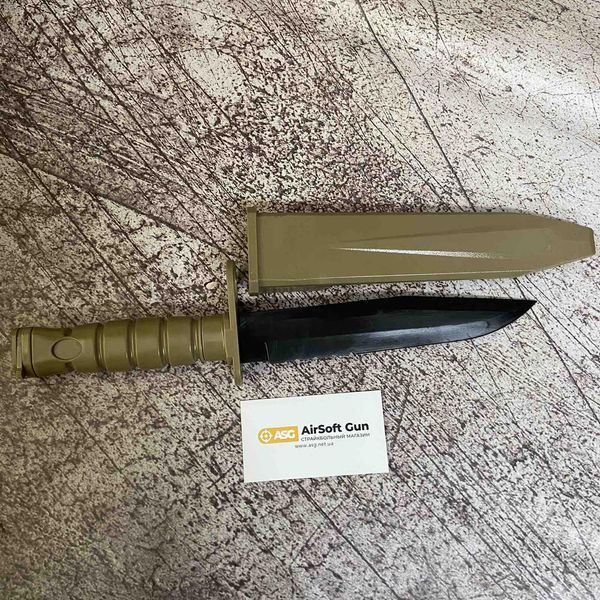 Штык-ножа M10 Ножны без тренчика к аналогм M4/M16 &ndash; TAN [ACM] (для страйкбола) ACM-26-005278 фото