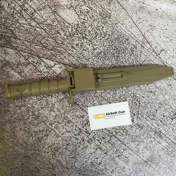 Штык-ножа M10 Ножны без тренчика к аналогм M4/M16 &ndash; TAN [ACM] (для страйкбола) ACM-26-005278 фото