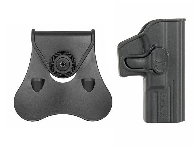 Кобура страйкбольная для klon&oacute;w serii G19 - Black [Amomax] (для страйкболу) AM-G19G2 фото
