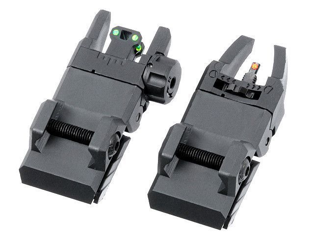Складані прицільні пристосування ARMOR &mdash; BLACK [MGPCQB] (для страйкболу) 00101010102-B фото
