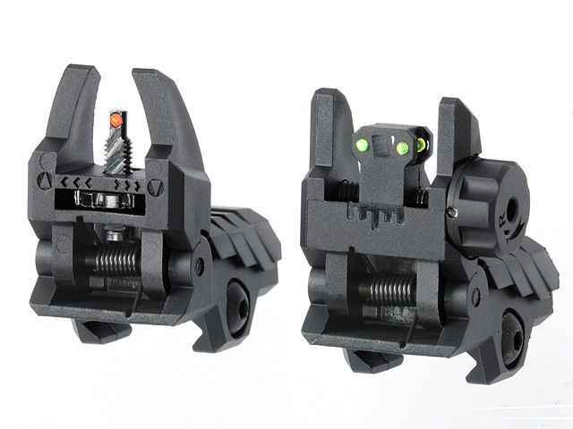 Складані прицільні пристосування ARMOR &mdash; BLACK [MGPCQB] (для страйкболу) 00101010102-B фото