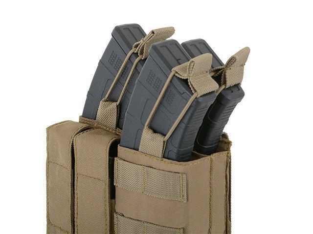 Двойной подсумок пистолетно-винтовочный АК/9MM (3 + 2) - Coyote [8FIELDS] (для страйкбола) M51613139-TAN фото