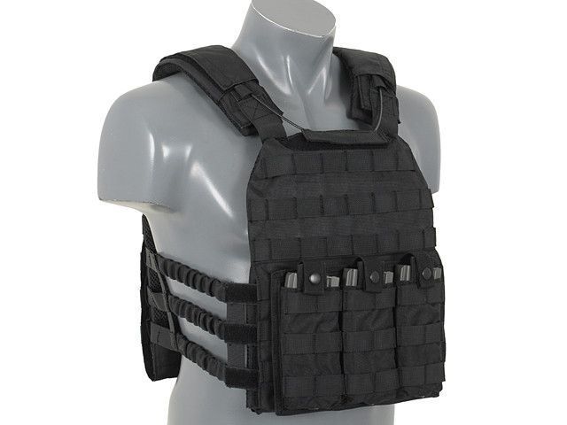 First Defense Plate Carrier - Black [8FIELDS] (для страйкбола) M51611029-1-BK фото