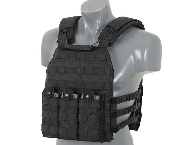 First Defense Plate Carrier - Black [8FIELDS] (для страйкбола) M51611029-1-BK фото