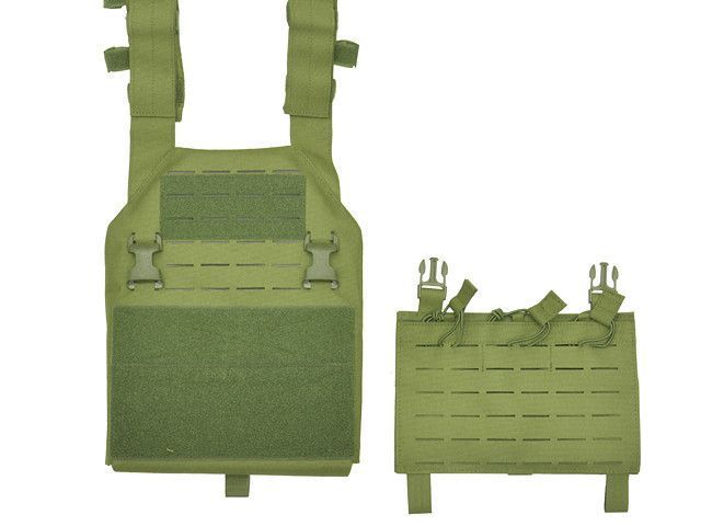 Buckle Up Assault Plate Carrier Laser-Cut з підсумком на магазини - Coyote [8FIELDS] M51611072-TAN фото