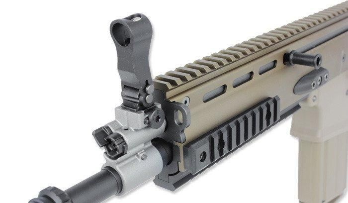 Tokyo Marui - Mk 17 Mod 0 Assault Rifle airsoft - FDE - Recoil Shock Next Generation A.E.G. (для страйкбола) 14549 фото