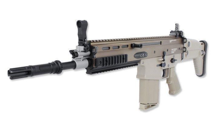 Tokyo Marui - Mk 17 Mod 0 Assault Rifle airsoft - FDE - Recoil Shock Next Generation A.E.G. (для страйкбола) 14549 фото