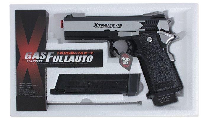 Tokyo Marui - Hi-Capa Xtreme .45 Pistol airsoft - Full Auto - GBB (для страйкбола) 5170 фото