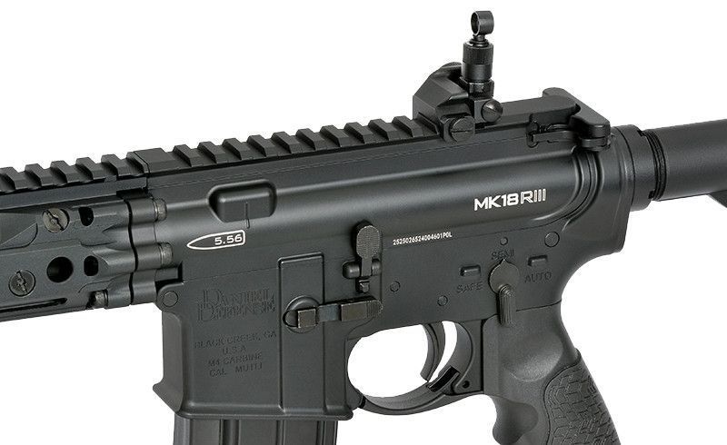Страйкбольный карабин DD4 MK18 RIII 10,3" GBBR [EMG / Daniel Defense / Golden Eagle] - Black (для страйкбола) MC6583M фото