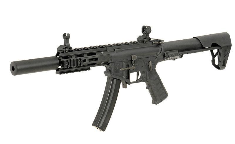 PDW SBR SD - Black [King Arms] (для страйкболу) KA-AG-217-BK фото