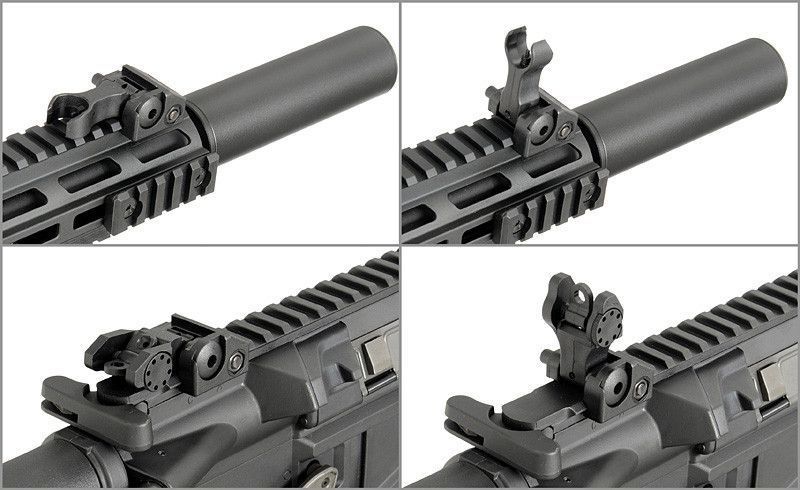 PDW SBR SD - Black [King Arms] (для страйкболу) KA-AG-217-BK фото