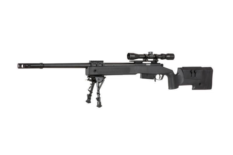 Снайперская винтовка SA-S03 CORE&trade; с оптикой и сошками - Black [Specna Arms] (для страйкбола) SPE-03-026059 фото