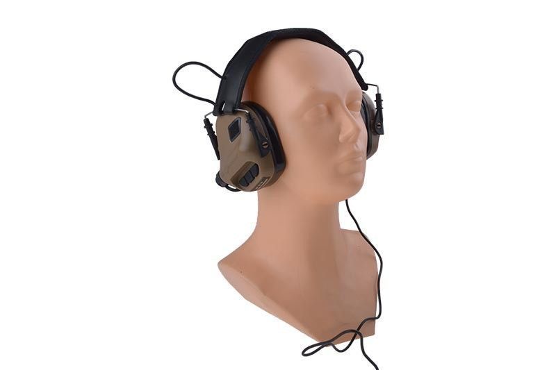 Aktywne ochronniki słuchu M31 - tan [Earmor] (для страйкболу) EAR-31-024016 фото