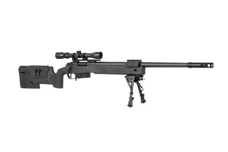 Снайперская винтовка SA-S03 CORE&trade; с оптикой и сошками - Black [Specna Arms] (для страйкбола) SPE-03-026059 фото